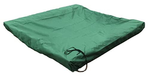 Sandkastenabdeckung wasserdichte staubfeste UV -Schutzpoolblech Sandkisten Baldachin Grün 120 x 1520 cm, Poolabdeckung