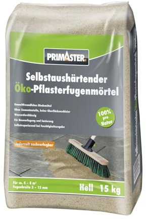 Primaster Pflasterfugenmörtel Öko selbstaushärtend 15 kg hell