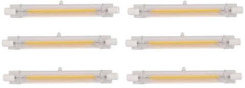ISKDJBJG 6X Dimbar R7S Led Cob 10W 118Mm Led-Lampor Ut Halogenlampa-Varmvitt Ljus 220V