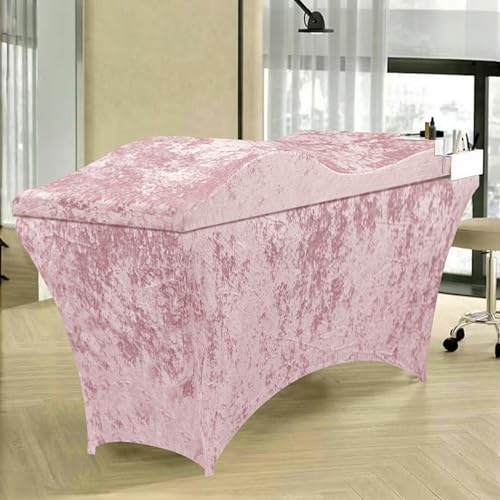 AIROW Wimpern Bettmatratze & Bettmatratze Bezug, Schaum Wimpern Bett Topper, Ergonomische Gebogene Wimpern Liege Matratze für Spa-Massage und Schönheitssalon