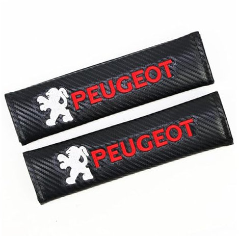 LSYZGRBC 2 Pièces Rembourrage de Ceinture Sécurité, pour Peugeot 5008 II 7-Seat 2017-2025 Protege Voiture Amovible Confortable Antidérapant Coussinets