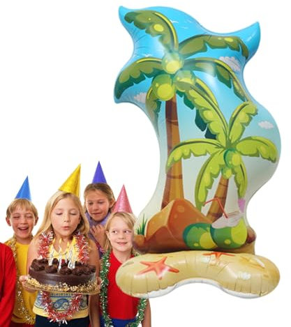 Aufblasbare Palmen Für Party - Hawaiipalmen Ballons - Niedliche Hawaiianische Fotorequisiten Für Kinder Erwachsene Geburtstagsfeiern Babypartys Restaurantveranstaltungen