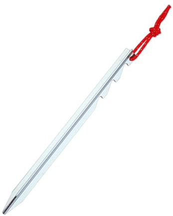 Zeltheringe aus Aluminium-Legierungen, Zelthering, Hofhering, Outdoor, Camping, für Befestigungen, Zeltplanen, Markisen, 12 Stück