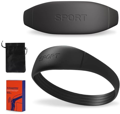EIHI 2 piezas rodillera de silicona para rótula, rodillera ortopédica, rodillera ajustable para hombre, mujer, banda para la rodilla para correr, practicar deporte y actividades cotidianas - Negro