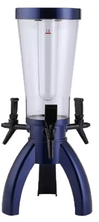 Dispensador de cerveza con tubo de hielo extraíble y 3 grifos para fiesta, bar, festival, barbacoa, servir bebidas
