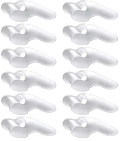 16 st Hallux Valgus korrigering silikon material tåseparatorer slitstarka och bärbara skor universell storlek unisex lämplig stor tå