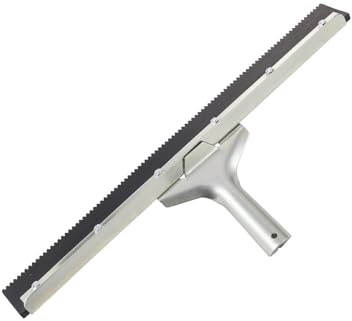 18 Inch Notched Floor Squeegee – Heavy Duty Epoxy & Resin Floor Spreader Tool with Durable Poly Blade, Ideal for Concrete, Garage, and Deck Coating Applications, Professional Flooring & Surfacing