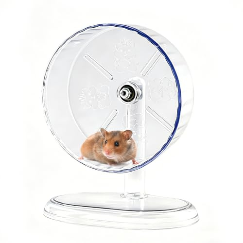 LIULINY Hamsterhjul, 21 cm, Tyst Hamster Löphjul, Stående Löphjul för Hamster