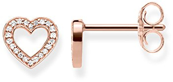 Thomas Sabo Ohrstecker Herzen Groß 925 Sterling Silber H1945