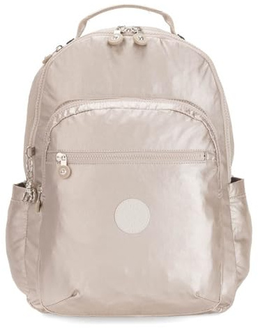 Kipling SEOUL Großer Rucksack, Metallic Glow (Silber)