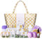 Spa Luxetique Set Bagno Doccia Donna alla Lavanda Confezione Regalo 15 Pezzi con Borsa a Mano Bagnoschiuma Olio Massaggio Lozione per Compleanno Anniversaio Vacanza, Regalo Festa della Mamma