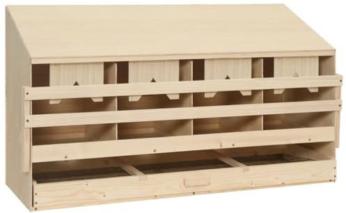 vidaXL 4er Legenest 106x40x59 cm Massivholz Kiefer