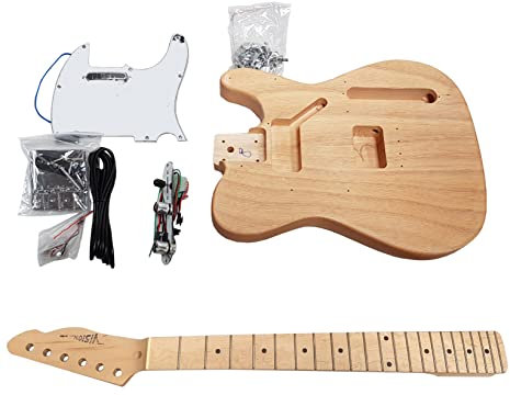 KOMPLETTBAUSATZ - BAUSATZ FÜR E-GIATRRE TL MASSIV HOLZ - INDIVIDUAL BAUSATZ GITARRE