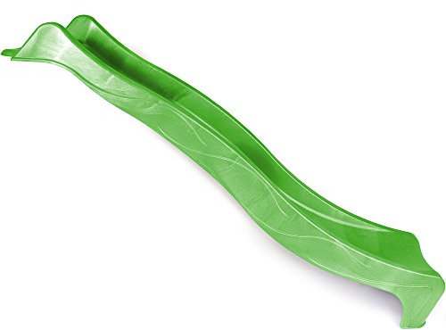 Ondis24 Wellenrutsche 230 cm Rutsche Wasserrutsche für Spielturm Hangrutsche Anbaurutsche (Lime)