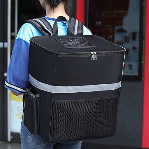 Picknickryggsäck 35L Isolerad Kylryggsäck Utomhus | Läckagesäker Ryggsäck Kylare Vattentät Kylväska Ryggsäck För Varm/Kall Retention | Picknick-isolerad Väska Picknickkorg Med Axelrem (svart)