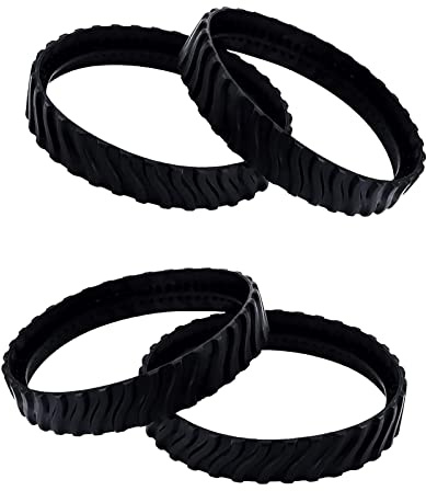 NUHFUFA 4 PCS Reifenriemen der Poolreiniger-Schiene Ersatz-Reifen-Schienen-Antriebsriemen Kompatibel mit Zodiac MX8 Elite, MX6 Elite, MX8, MX6