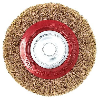 ULTECHNOVO 8 Wire Brush for Steel Brush Buffing Wheel Wire Wheel Polishing Wheel Grinding Brush Floor Scrubbing T Tool To Rotate Angle Polishing Brush