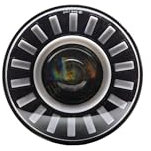 1x LED Fernlicht Scheinwerfer IP67 12/24V Frontscheinwerfer E9 Angel Eyes Wasserdicht 3 Funktionen 65W Tagfahrlicht Weiß/Orange Neu OVP Auto PKW Offroad 4x4 ATV SUV Motorrad Landtechnik