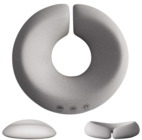 Moorstdel Cuscino ergonomico per massaggio del collo, per collo e spalle, comodo e portatile, per ufficio, viaggi e uso domestico