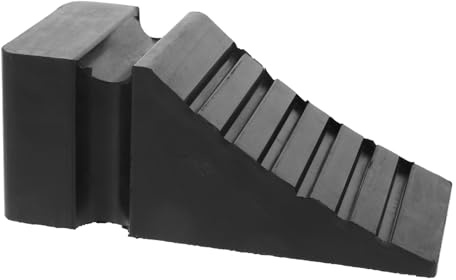 OFFSCH Calzo Antideslizante de Rueda de Vehículo de Goma para Camiones y Automóviles Calzo Portátil y Seguro para Remolques y Trailers Control de Estacionamiento Práctico y Duradero