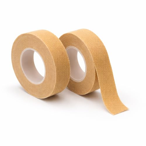 2 Pack Self-Adhesive Wrap Tape – Skin Colour Cohesive Bandage 1cm x 5m – Breathable Surgical Plaster Tape for Wound Dressing, Catheter Securement, Sports Support & splinting – Medical Adhesive Tape