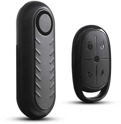 Allarme per bicicletta telecomandato Sistema d con sensore di vibrazione antifurto a suono Forte 110dB Sensibilità regolabile Accessorio di sicurezza Domestica per elettrico Moto Porta Garage