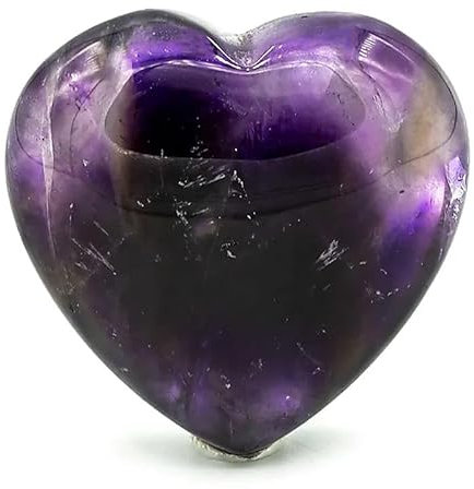 1 x Handschmeichler Herz Amethyst Phantom - 3.0 cm