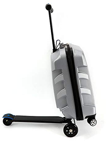 53 cm reseväska med hjul resväska Scooter bagage fodral silver, SILVER, 21 inches