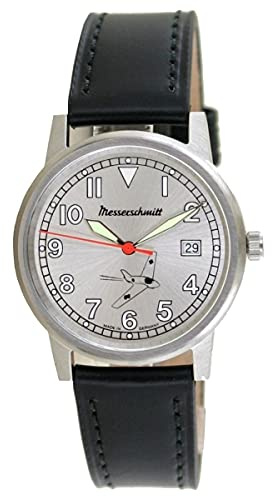 Messerschmitt Aristo Unisex Uhr Fliegeruhr - Komet 80 Jahre - ME163-80-5 Leder