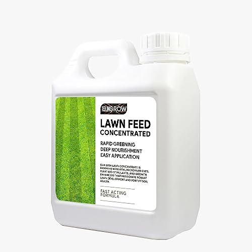UK GROW - Premium Lawn Fertiliser - 5Ltr - Unleash the Full Potential of Your Lawn - High Concentrate Lawn Feed