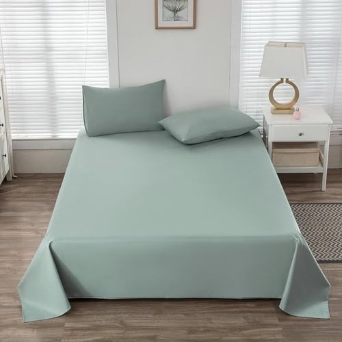 Wasserdichtes Bettlaken-Pad, Tagesdecke, staubdicht, waschbar, Spannbetttuch,Kein Kissenbezug (Green Beans, 200x230cm)