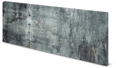 Magnettafel Pinnwand Bild Beton Betonoptik alt schwarz gekantet Größe 120 x 60 cm
