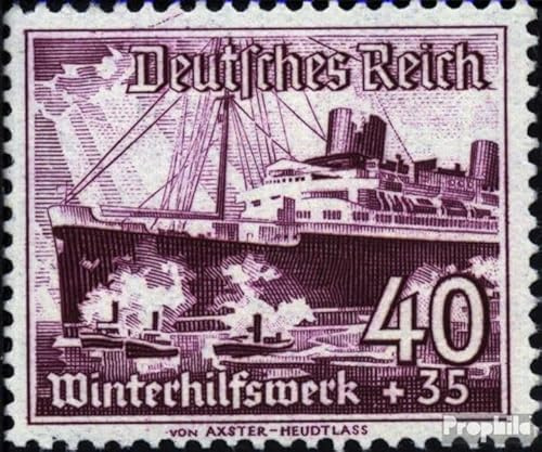 Prophila Collection Deutsches Reich 659y mit Falz 1937 Schiffe (Briefmarken für Sammler) Seefahrt/Schiffe