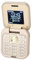 Tosuny Teléfono Móvil Plegable 2G Mini con Doble Nano SIM, Pantalla de 1.77, Radio FM, Linterna LED, Oro