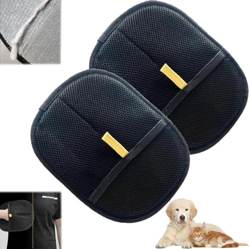 KDOFIO Double-Sided Pet Grooming Gloves Static Removal Gloves Reusable Pet Hair Remover Glove Versatile Grooming Gloves for Washing Deshedding