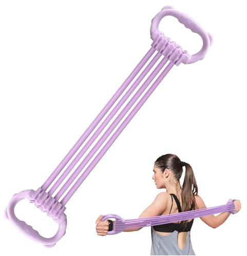 Bande de Resistance Musculation,Bande Elastique Musculation 15-120 Lbs,Réglable sur 8 Positions,Elastique Fitness pour L'entraînement de la Poitrine,Bras Et L'Ensemble du Corps