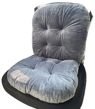 USOHJZ Deckchair Cushion Thick Rocking Chair Cushion Outdoor Garden Chair Cushion Non-Slip High-Backed Patio Chair Pads Washable Sun Lounger Cushion Outdoor Cushions For Chairs(Light Grey)
