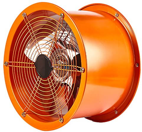 Puissant ventilateur d'échappement mural 1400 tr/min – Ventilateur de ventilation industriel portable pour cuisine et entrepôt – Ventilateur axial fiable anti-explosion pour cabines de peinture et