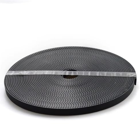 Drivbälte 2GT Öppen Synkronrem 2GT-6 Bredd 6/9/10/15 Mm Polyuretanstål PU S2M Kamrem Small Backlash 3D-skrivare Drivrem(6mm color black,10Meters)