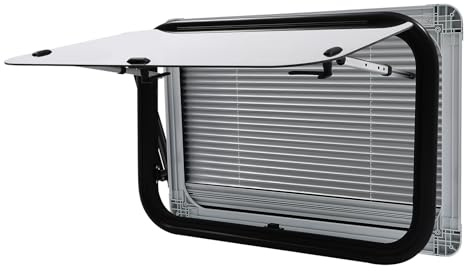 BSJAHTOP Fenêtre de camping-car pour caravane certifiée EPA 65° (75 x 50 cm)