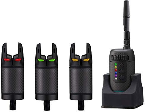 Prologic K3 Bite Alarm 3+1 Bissanzeiger + Receiver zum Karpfenangeln und Raubfischangeln, Karpfenbissanzeiger + Empfänger