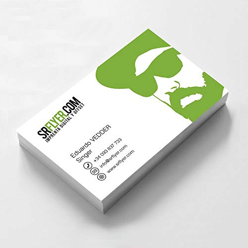 Pack 250 Tarjetas de Visita personalizadas impresas a todo color ambas caras