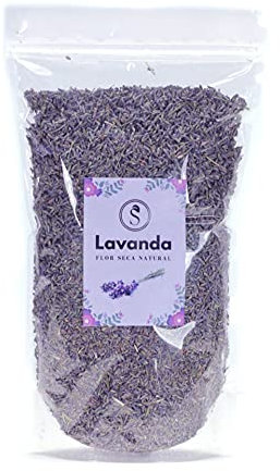 Flores de Lavanda Secas 1Kg 100% Naturales Aromáticas para decoración, ambientadores y elaboraciones DIY (1000g)