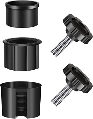 Parasol Base Replacement Screw 2 Pcs Garden Parasol Base Stand Hole Ring Plug Cover 2 Pcs M8 Thread Replacement Hand Knob 1 Pcs Pipe Sleeves, Parasol Stand Replacement Parts