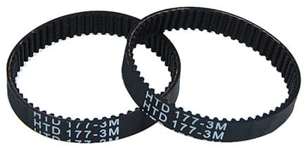 DSAINT 2pcs 177-3M Electric Planer Drive Belt of Toothed High Torque for Black & Decker KW715 KW713 BD713 Part No.324830-02