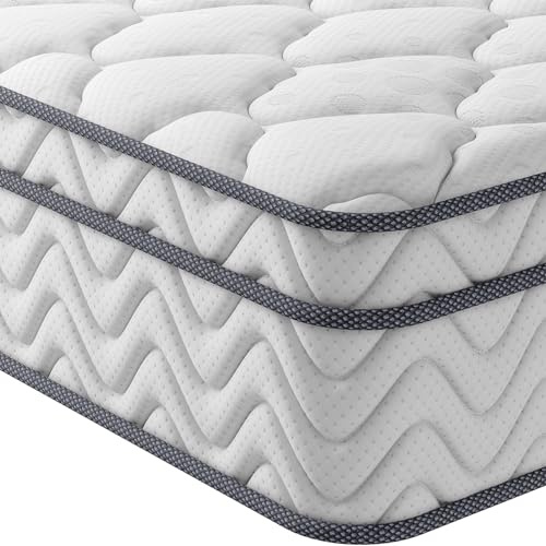 Vesgantti 30cm Höhe Matratze H3 7-Zonen 140x200cm Taschenfederkernmatratze Mittelfeste Orthopädischem Kaltschaummatratze Öko-Tex Zertifiziert Matratzen Klassik BoxTop