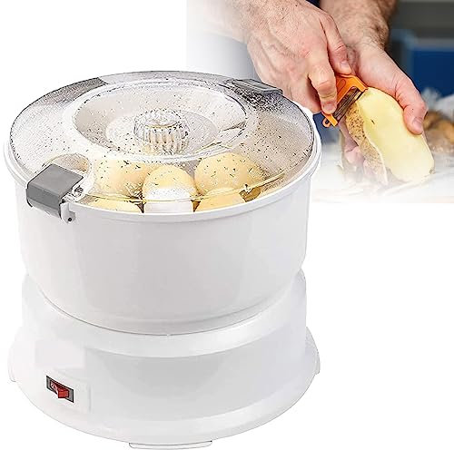 JINTAOMA Pelador De Patatas, MáQuina Peladora De RotacióN RáPida AutomáTica EléCtrica, Secador De Verduras, Deshidratador De Ensaladas para Frutas Y Verduras De Cocina