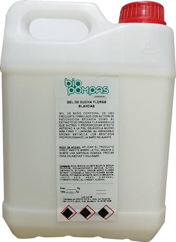 Gel De Ducha Ecologico Biodegradable (Flores Blancas, 2 Kg)