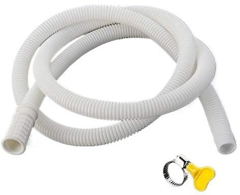 Extendable Drain Hose,Universal semi-Automatic Washer Hose 1m-10m air-Conditioning Drain can Extend The Bathroom Kitchen Outlet Drain Hose Accessories Washing Machine (Color : OneColor, Size : 5m)