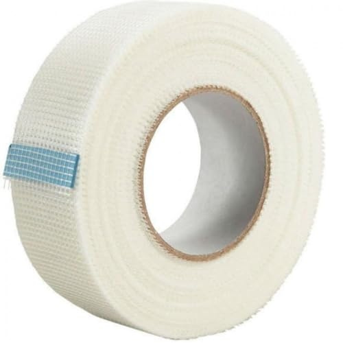 doitBau 12x Fugenstreifen 50mm x 90m Armierungsgewebe Trockenbau Gipskartonplatten Fugenband Gewebeband selbstklebend Verspachteln von Fugen Glasfaser Reparaturband Gitterband